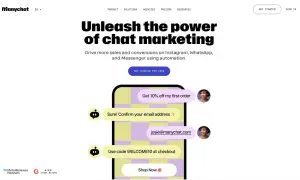 Manychat, c'est quoi ? Un outil pour automatiser le marketing par chat, générant des ventes sur Instagram, WhatsApp et Messenger.
