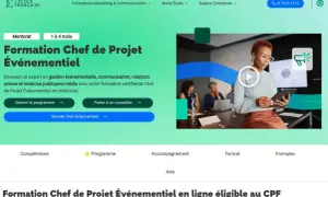 Formation certifiante pour devenir chef de projet événementiel. Apprenez la gestion, la communication et les relations publiques.