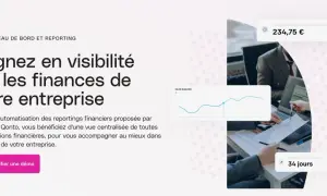 Regate by Qonto offre une visibilité sur les finances de votre entreprise avec des tableaux de bord et des graphiques.