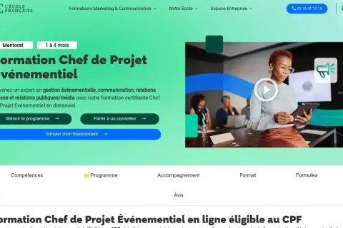 Formation certifiante pour devenir chef de projet événementiel. Apprenez la gestion, la communication et les relations publiques.