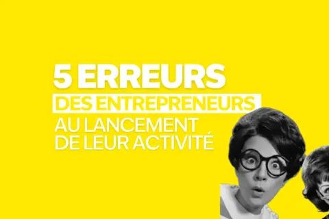5 erreurs des entrepreneurs au démarrage du projet. Deux femmes aux expressions surprises sur fond jaune.