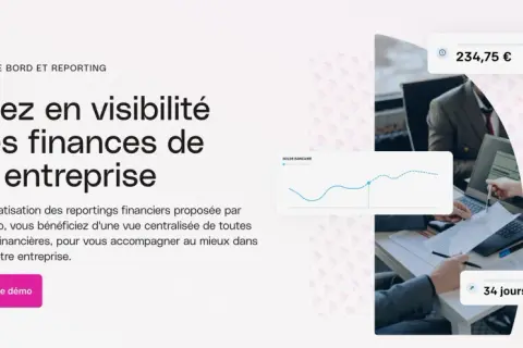 Regate by Qonto offre une visibilité sur les finances de votre entreprise avec des tableaux de bord et des graphiques.