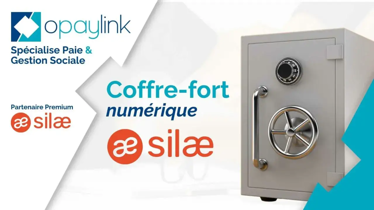Coffre-fort numérique gratuit pour sécuriser vos données. Opaylink et Silæ, partenaires de confiance.