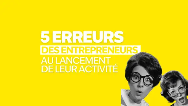 5 erreurs des entrepreneurs au démarrage du projet. Deux femmes aux expressions surprises sur fond jaune.